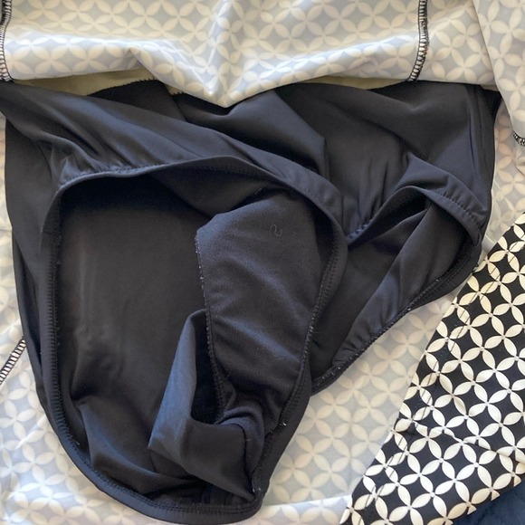 Swim Solutions Womens Swim Dress‎ Size 14 Black White Lined Modest Tummy Control - Picture 12 of 12